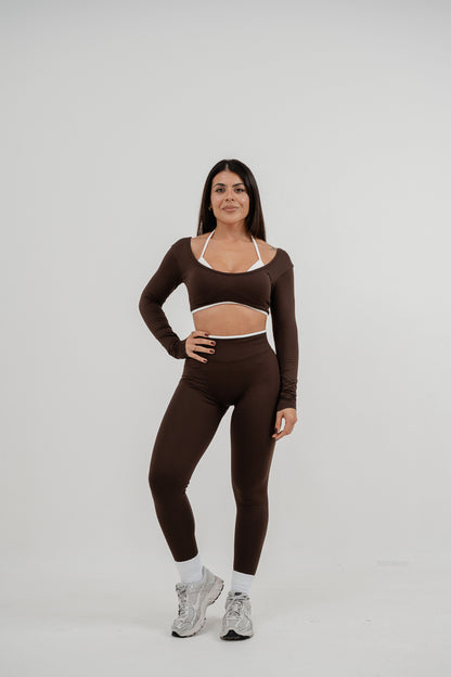 Ada Leggings Marrone