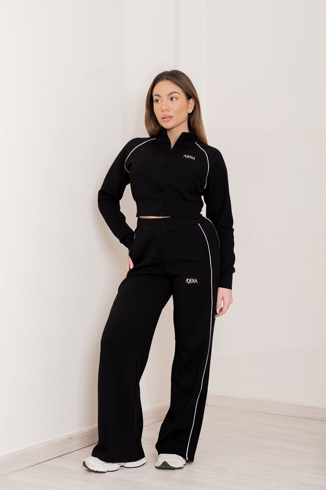 Set Sira - Zip + Jogger Nero