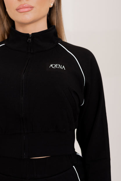 Set Sira - Zip + Jogger Nero