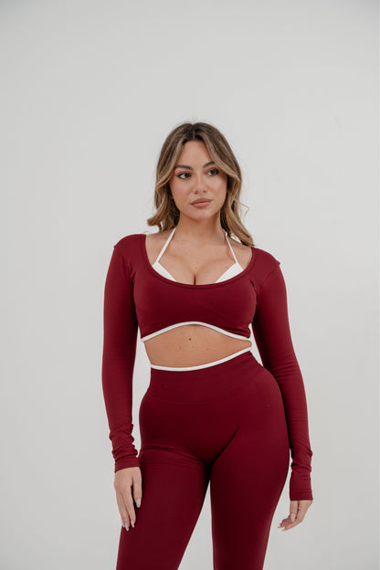 Ada Longsleeve Burgundy