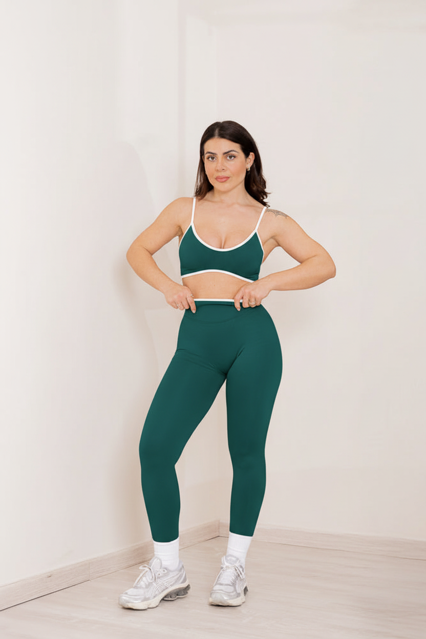 Set Ada Top + Leggings Verde