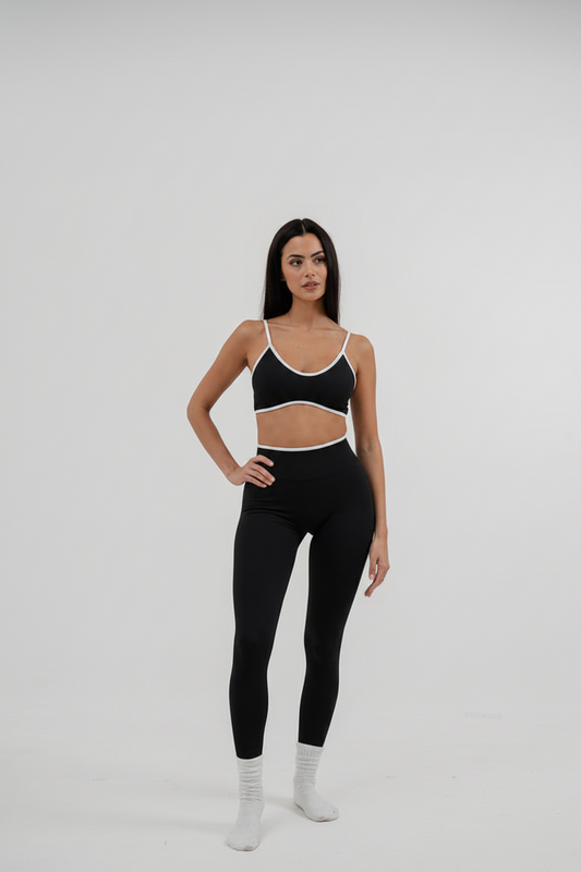 Set Ada Top + Leggings Nero