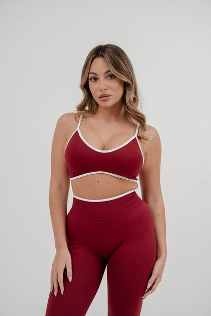 Ada Top Burgundy