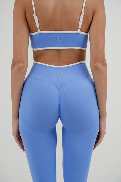 Set Ada top + leggings  Azzurro