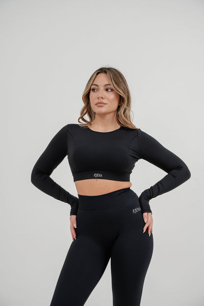 Set Livia Longsleeve + Mira Leggings Nero